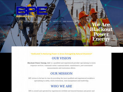 blackoutpowerenergy.com snapshot