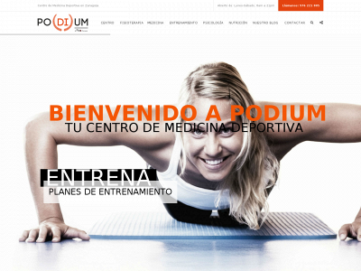 www.clinicapodium.es snapshot