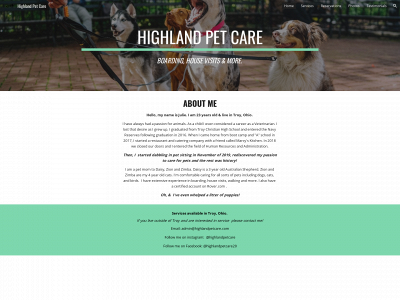 highlandpetcare.com snapshot