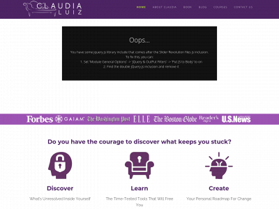 claudialuiz.com snapshot