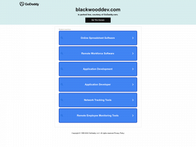 blackwooddev.com snapshot
