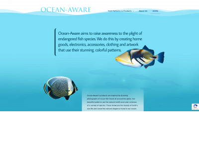 www.ocean-aware.com snapshot