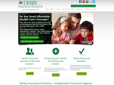 derbyinsurancesolutions.com snapshot