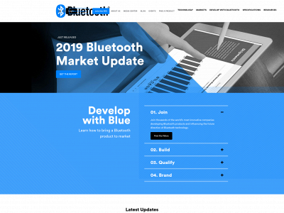 bluetooth.com snapshot