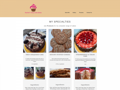 rachels-tasty-cake-bakes.uk snapshot