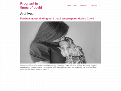 pregnantintimesofcovid.com snapshot