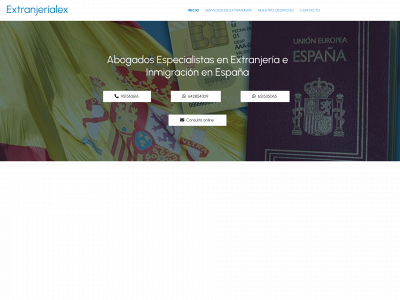 www.extranjerialex.com snapshot