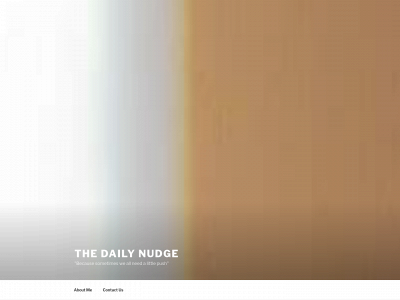 thedailynudge.org snapshot
