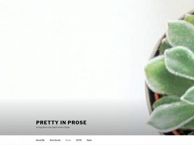 pretttyinprose.com snapshot