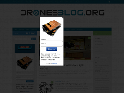 dronesblog.org snapshot