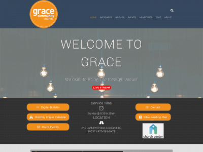 gracecomm.org snapshot