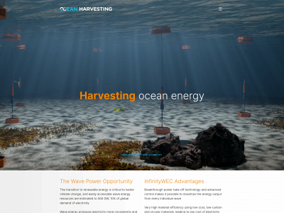 oceanharvesting.com snapshot
