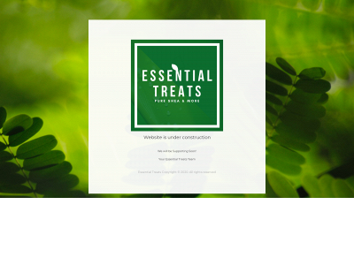 essential-treats.com snapshot