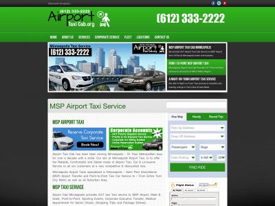 airporttaxicab.org snapshot