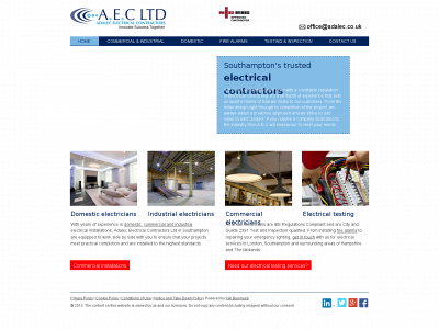 adalecelectricalcontractors.co.uk snapshot