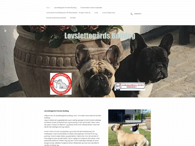 loevslettegaards-bulldogs.dk snapshot