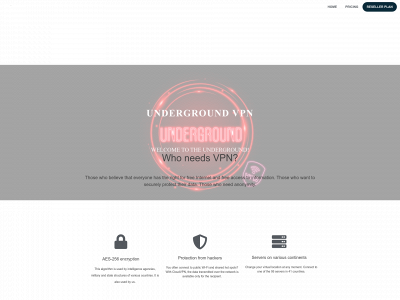 undergroundvpn.co.uk snapshot
