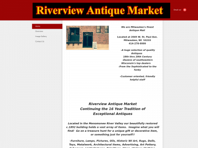 riverviewantiquemarket.com snapshot