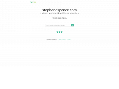 stephandspence.com snapshot