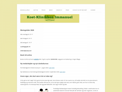 kost-klinikken-immanuel.dk snapshot