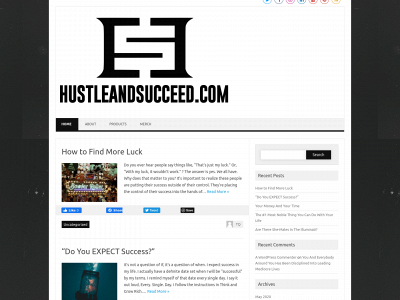 hustleandsucceed.com snapshot