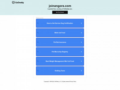 joinangora.com snapshot