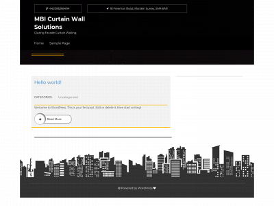 mbi-curtain-wall-solutions.co.uk snapshot