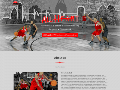 allheartbasketball.com snapshot