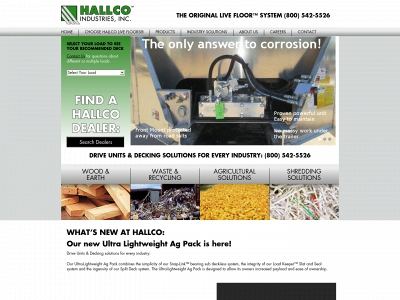 hallcoindustries.com snapshot