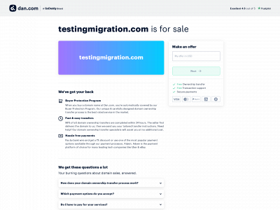 testingmigration.com snapshot