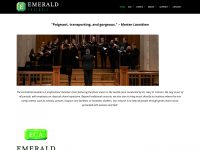 emeraldensemble.org snapshot