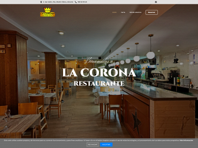 www.restaurantelacorona.es snapshot