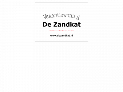 dezandkat.nl snapshot