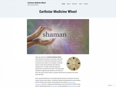 earthstarmedicinewheel.com snapshot