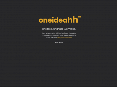 oneideahh.com snapshot