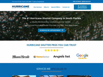 hurricaneshutterpros.com snapshot