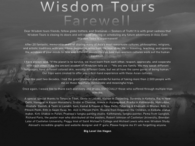 wisdomtours.com snapshot