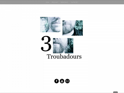 3troubadours.com snapshot