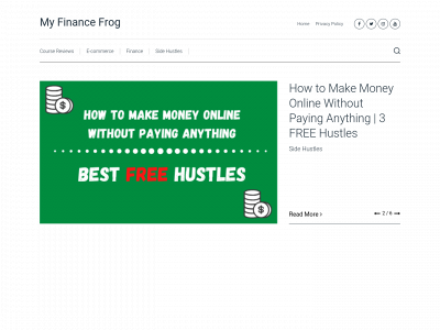 myfinancefrog.com snapshot