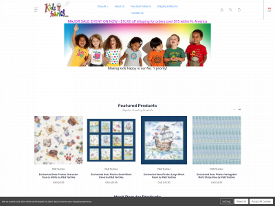 kidsfabrics.com snapshot