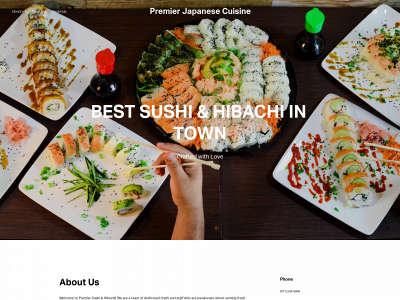 premier-sushi.com snapshot