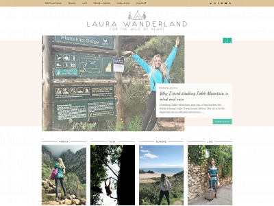 laurawanderland.com snapshot