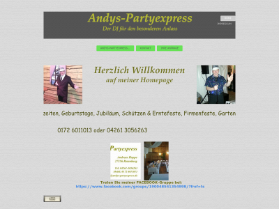 andys-partyexpress.de snapshot
