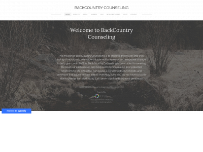 www.backcountrycounseling.com snapshot