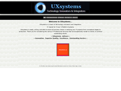 uxsystems.net snapshot