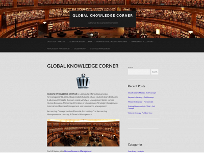 globalknowledgecorner.com snapshot