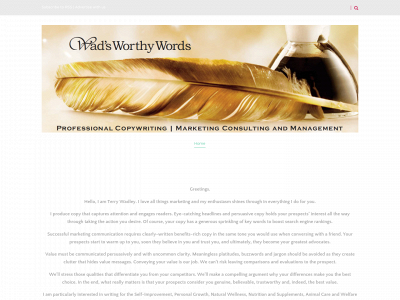 wadsworthywords.com snapshot
