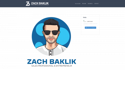 zachbaklik.com snapshot
