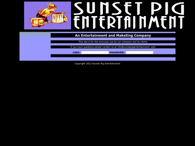 sunsetpigentertainment.com snapshot