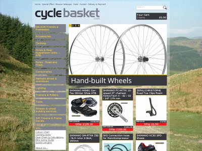 cyclebasket.com snapshot